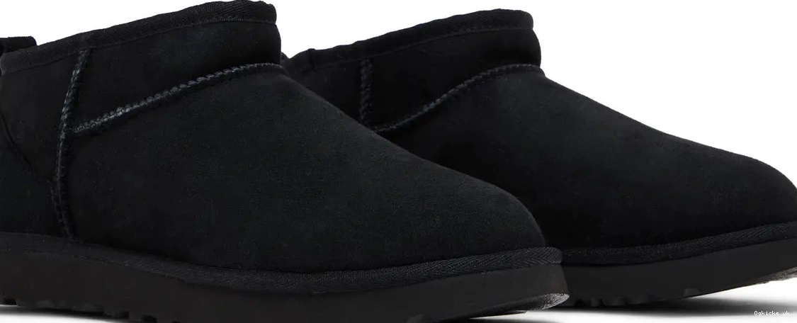 W Ultra Black UGG Classic Mini 0706